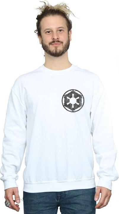 Immagine prodotto Star Wars The Mandalorian Galactic Empire Insignia Breast Print Felpa Uomo (S)