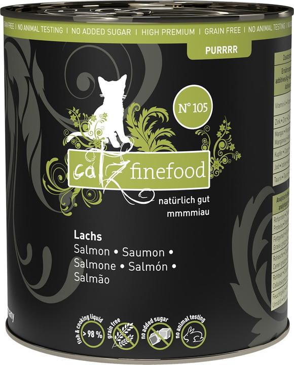 Produktbild Catz Finefood Purrrr No.105 Lachs (Adult, 6 Stk., 750 g)