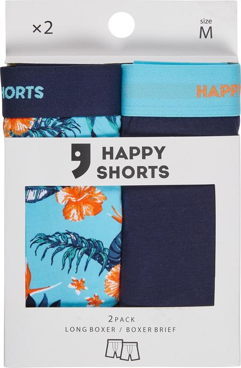 Produktbild Happy shorts Langer Boxer Jersey Boxer Briefs (XXL, 2er Pack)