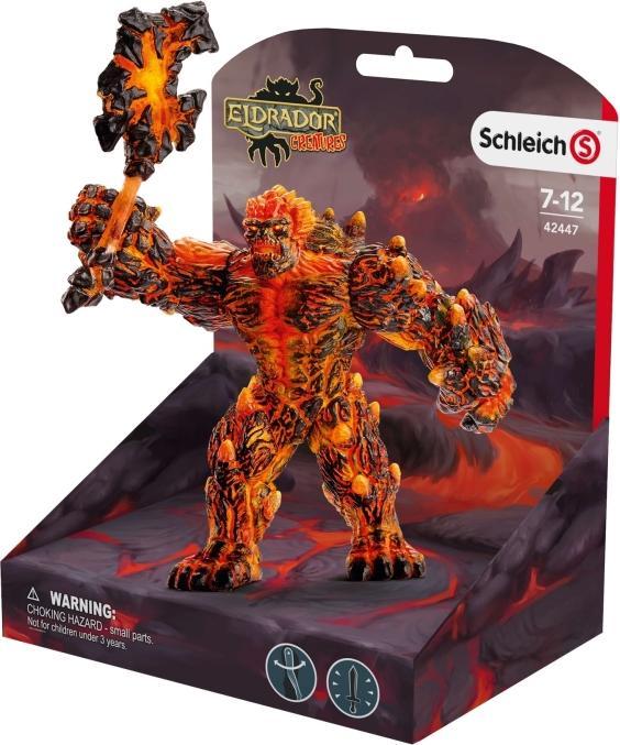 Actual product image Schleich Eldrador Creatures - Lava golem with weapon (42447)