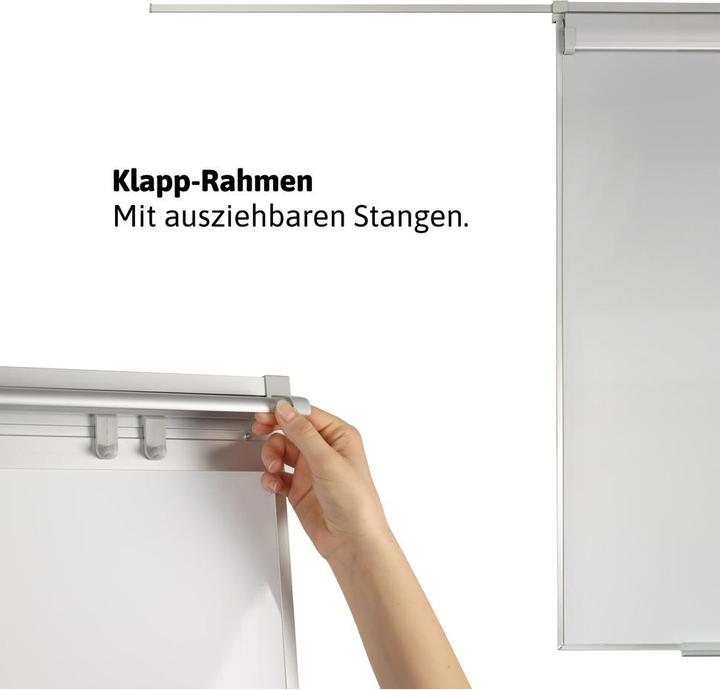 Actual product image Dönges mobiles Whiteboard mit Flipchartfunktion und Zubehör zum Beschriften