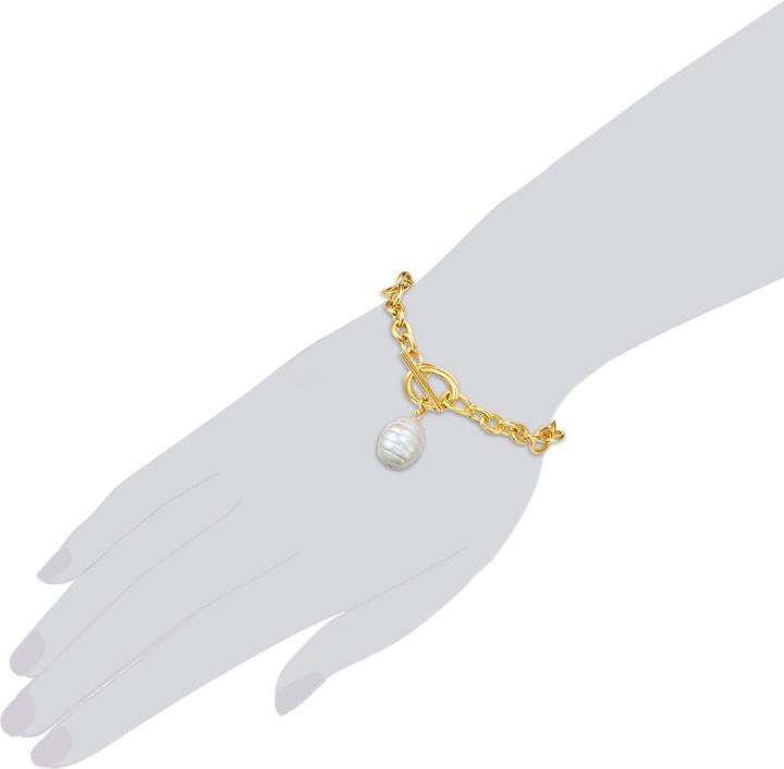 Immagine prodotto Lulu & Jane Donna metallo lega conchiglia perla oro giallo 18,0 cm - 29535 (18 cm, Lega metallica)