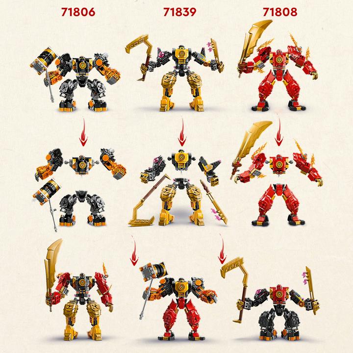 Produktbild LEGO Arins Spinjitzumech (71839, LEGO Ninjago)