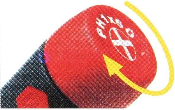 Actual product image Wiha PicoFinish Pozidriv PZ1 fine screwdriver (Pozidriv cross recess (PZ))