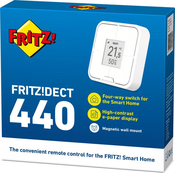 Image du produit AVM FRITZ!DECT 440 International (Commutateur, Contrôle à distance, Contrôle à distance pour réseau