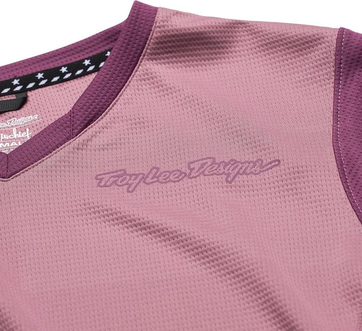 Actual product image Troy Lee Designs Womens Mischief 3/4 Jersey, rosewood, S (S)