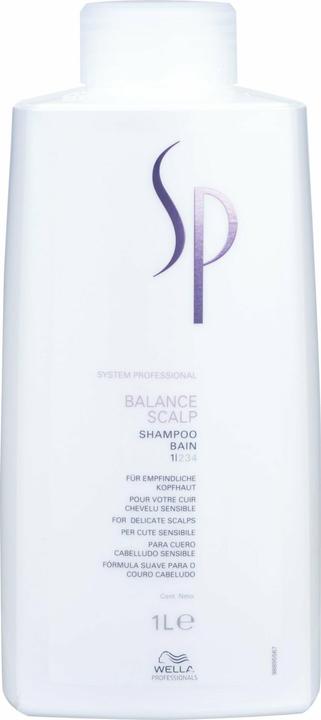 Wella System Professionals Balance Scalp Shampoo-1000ml (1000 ml, Flüssiges Shampoo)