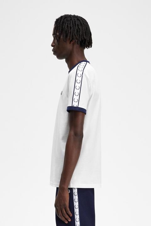 Immagine prodotto Fred Perry T-shirt con finiture a contrasto e strisce (XXL)
