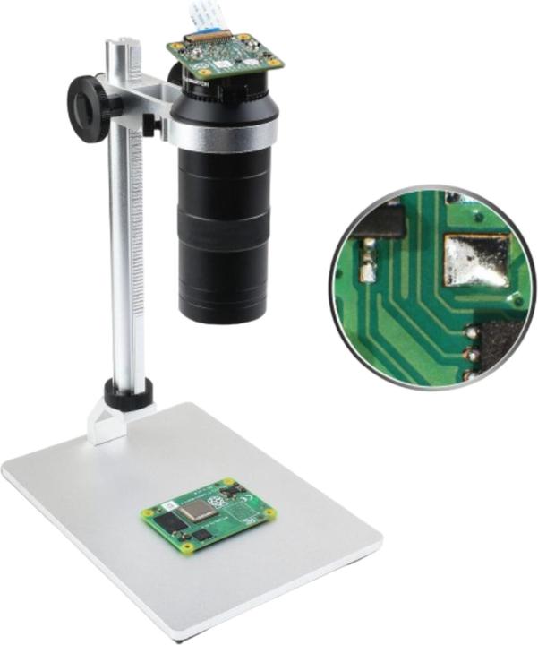 Image du produit WaveShare 100x Microscope Objectif Caméra Module CS-Mount