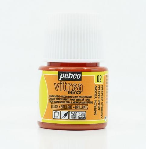 Image du produit Pebeo Vitrea 160 Brillant Jaune Safran (Jaune safran, 45 ml)
