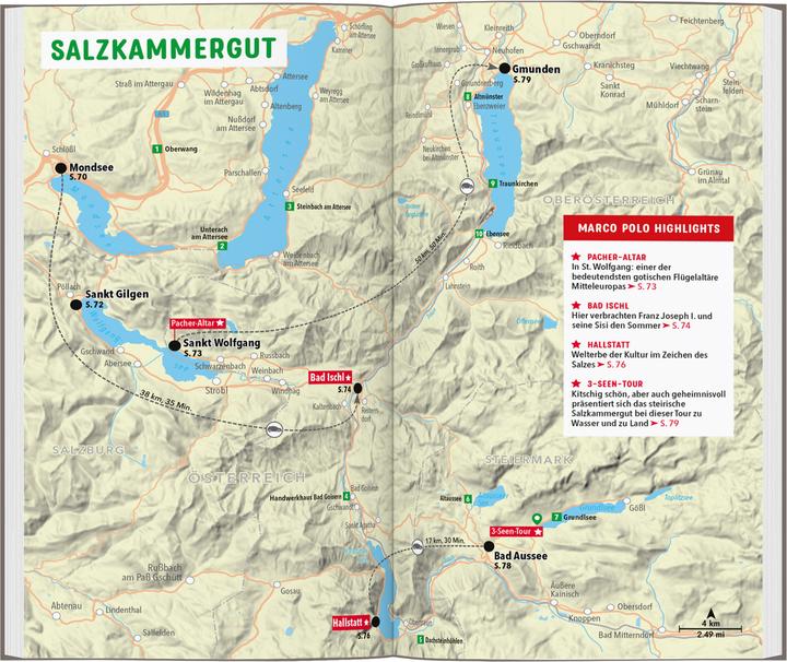 Produktbild Reiseführer Salzburg, Salzkammergut, Salzburger Land (Deutsch, Matthias Gruber, Anita Ericson, Siegfried Hetz, 2024)