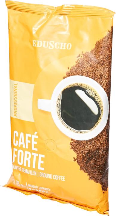 Eduscho PROFESSIONAL forte coffee, ground Arabica and Robusta beans, strong 500.0 g (Dark roast, 500 g)