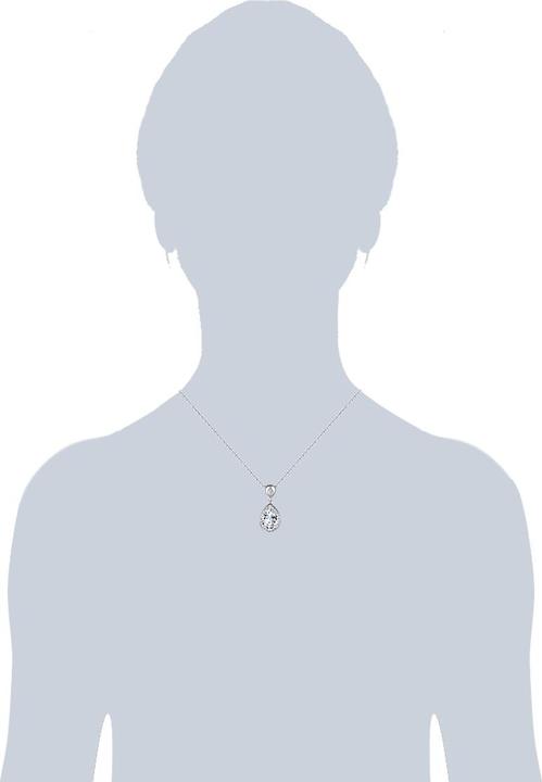 Actual product image Lulu & Jane Necklace with crystals by Swarovski® - 29499 (Metal alloy, 42 - 47 cm)