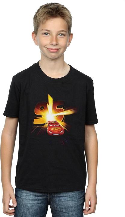 Immagine prodotto Disney Cars Lightning McQueen Burst Maglietta Ragazzi (140, 146)