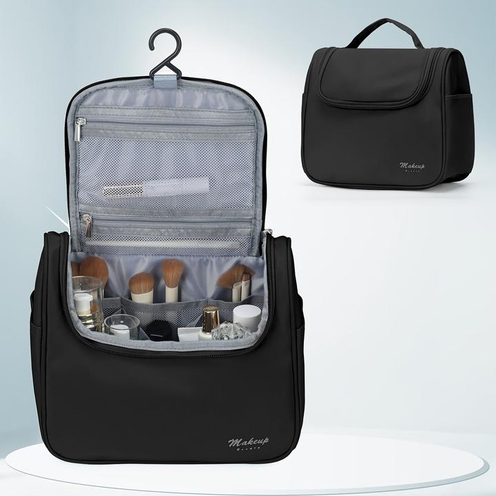 Produktbild Only-Bags.Store Casual Style grosse Kapazität Kosmetikkoffer, Nylon Kulturtasche mit mehreren Taschen, langlebig (9.80 l)
