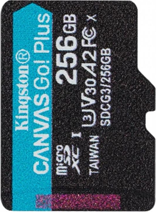 Produktbild Kingston Canvas Go Plus (256 GB, microSDXC, U3, UHS-I)