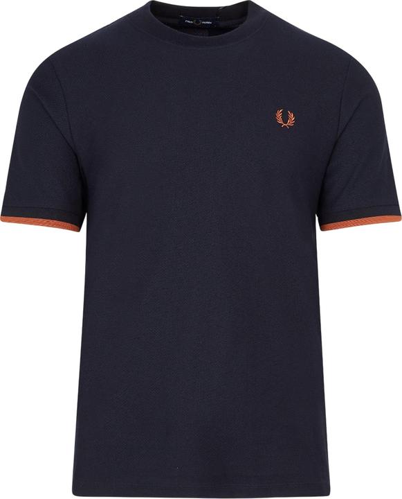 Fred Perry TShirt Mit Bündchen