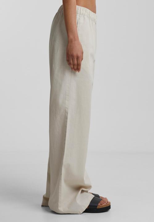 Actual product image Urban Classics Ladies Linen Mixed Wide Pants - 161183 (4XL)