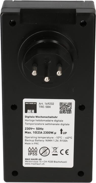 Actual product image Max Hauri Timer switch