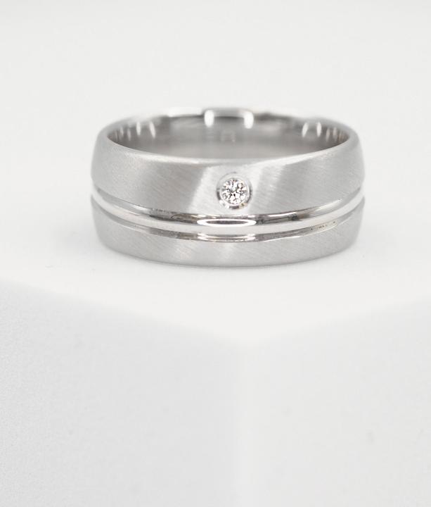 Image du produit Muau Bague partenaire (58, Argent 925)