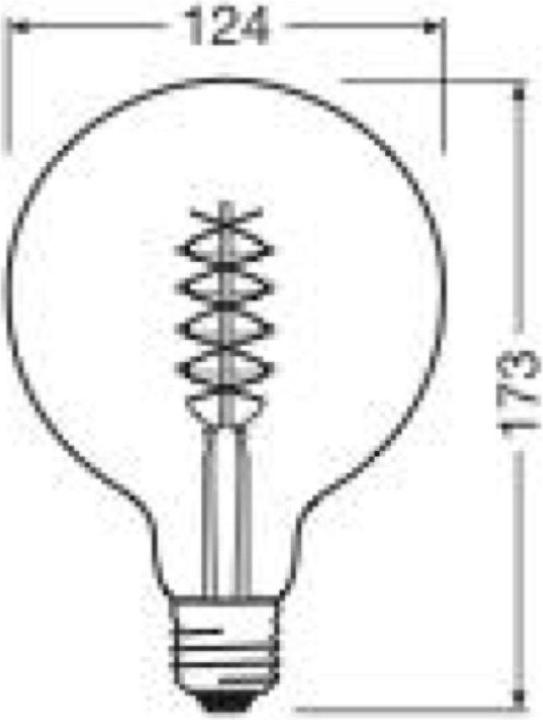 Produktbild Osram Vintage 1906 (E27, 4.80 W, 420 lm, 1 x, F)