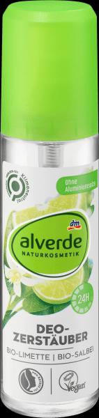 dm alverde Deo Zerstäuber Deodorant Limette Salbei (Spray)