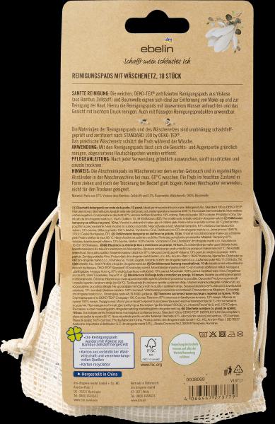 Image du produit dm ebelin Tampons de nettoyage avec filet de lavage (Chiffons de nettoyage)