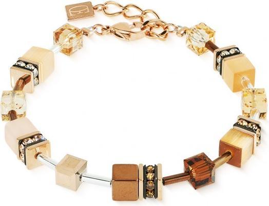 Image du produit Coeur de Lion Collier été - Cristal Swarowski - ambre, champagne et beige