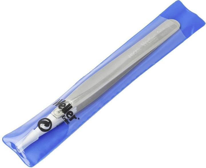 Actual product image Weller Erem Precision Tweezers With Ceramic Tip And Fluted Finger Profile Precision Tweezers Stainless Steel Tip