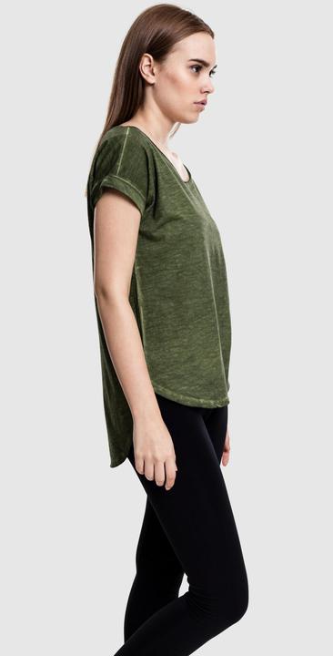 Immagine prodotto Urban Classics Tee lungo da donna a forma di schienale con tintura spray (XS)