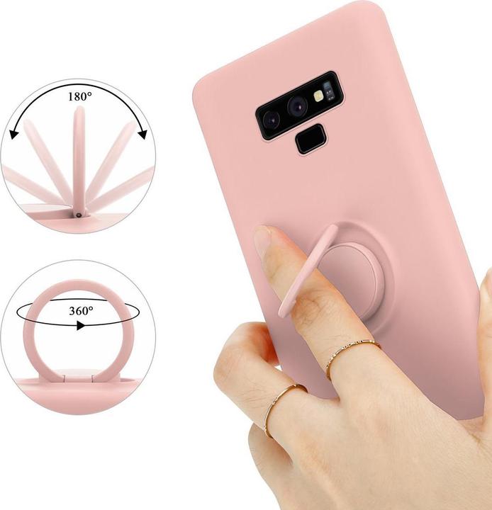 Actual product image Cadorabo TPU Liquid Ring Silicone Case Cover (Samsung Galaxy Note 9)