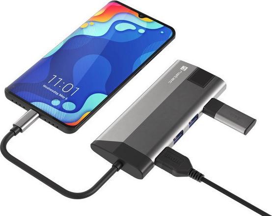 Produktbild Genesis NATEC multiport Fowler Plus USB-C (USB-C, 4 Ports)