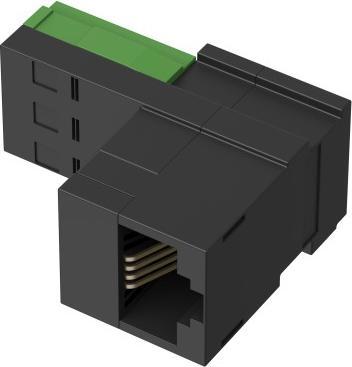 Produktbild Hama Adapter, T+T-Stecker - Modularkupplung 8p4c