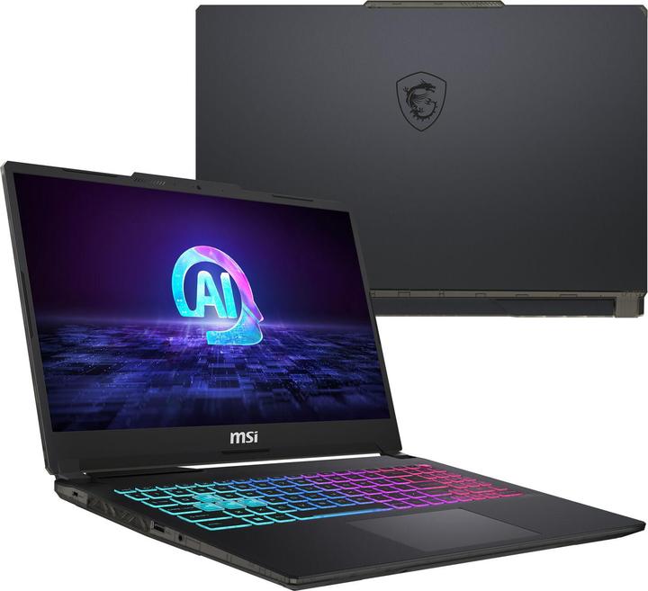 Actual product image MSI Cyborg 15 AI A1VF-033 Translucent Black (15.60", Intel Core Ultra 7 155H, 16 GB, 1000 GB, DE)