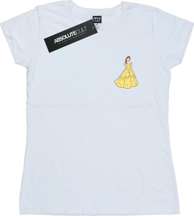 Actual product image Disney Princess Womens/Ladies Belle Chest Cotton T-Shirt (XL)