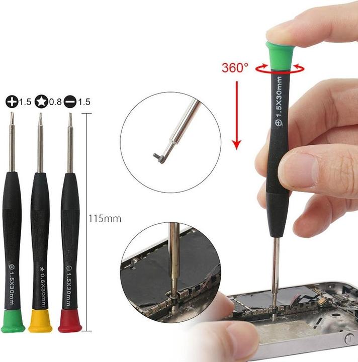 Image du produit Jia Fa 21in1 Kit d'outils de réparation pour appareil mobile