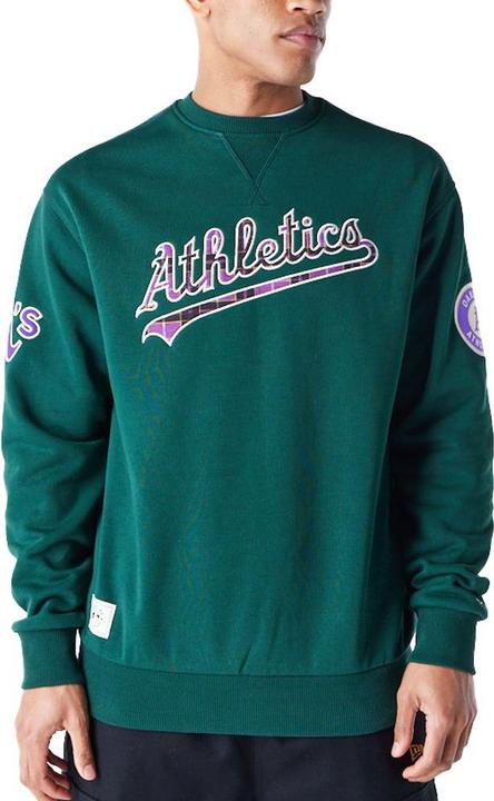 Actual product image New Era sweatshirt oakand athetics mb tartan infi (L)