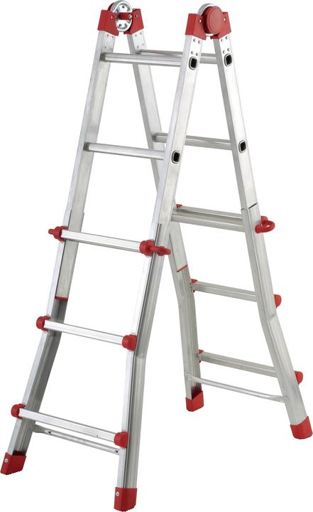Produktbild Hailo Teleskopleiter (Teleskopleiter, Mehrzweckleiter, 53 cm)