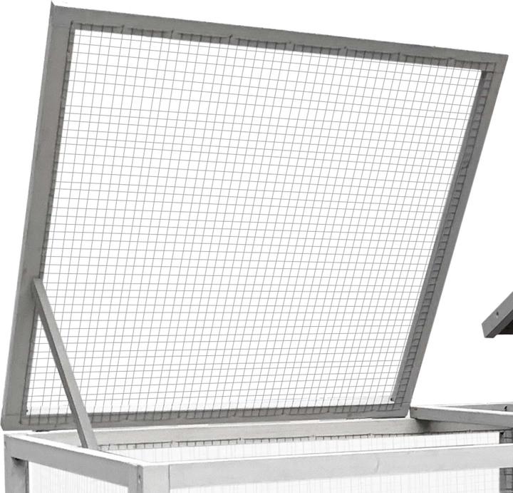 Immagine prodotto Wiltec Conigliera 1460x750x830mm Recinto per conigli ruspanti Gabbia per conigli Piccoli animali