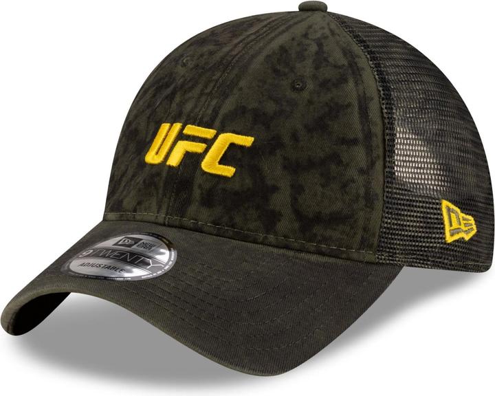New Era 9Twenty Trucker Cap - UFC MMA oil washed oliv