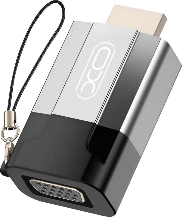 Produktbild xO Adapter GB014 HDMI - VGA grau (HDMI, 2.70 cm)