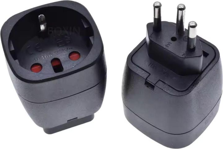 Produktbild Hermex Steckdosenadapter Schuko zu Schweiz (Typ 13, CEE 7/4)