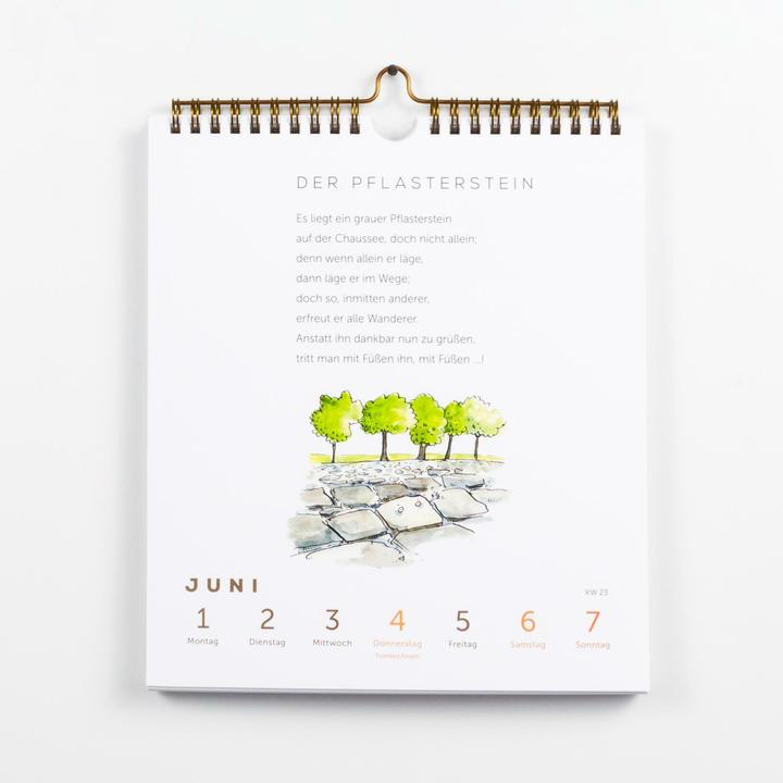 Immagine prodotto Heinz Erhardt – Literarischer Wochenkalender 2026 (Copertina rigida, Tedesco)