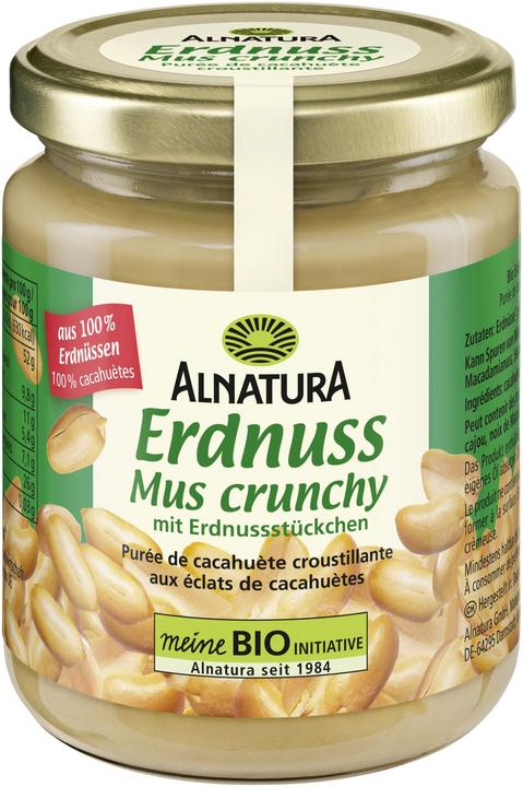 Actual product image Alnatura Organic Peanut Butter Crunchy 250g (250 g)
