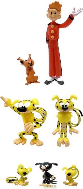 Immagine prodotto Plastoy Set di 7 minifigure Marsupilami Personaggi 4 - 10 cm