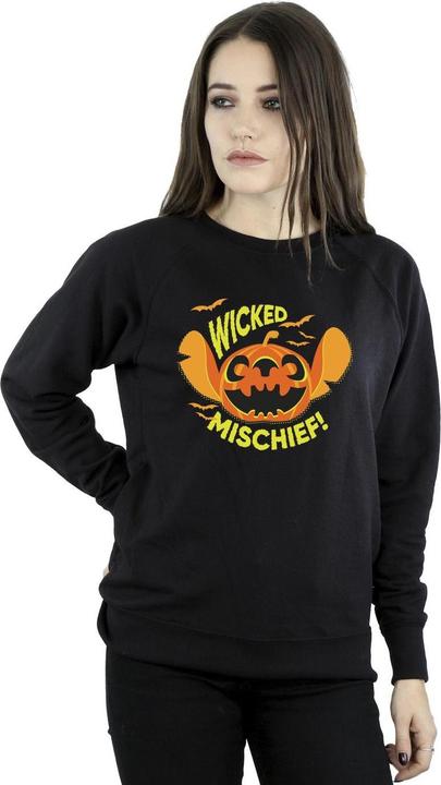 Actual product image Disney Womens/Ladies Lilo And Stitch Wicked Mischief Sweatshirt (S)