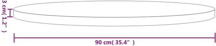 Produktbild VidaXL Gilli (90 x 3 cm)