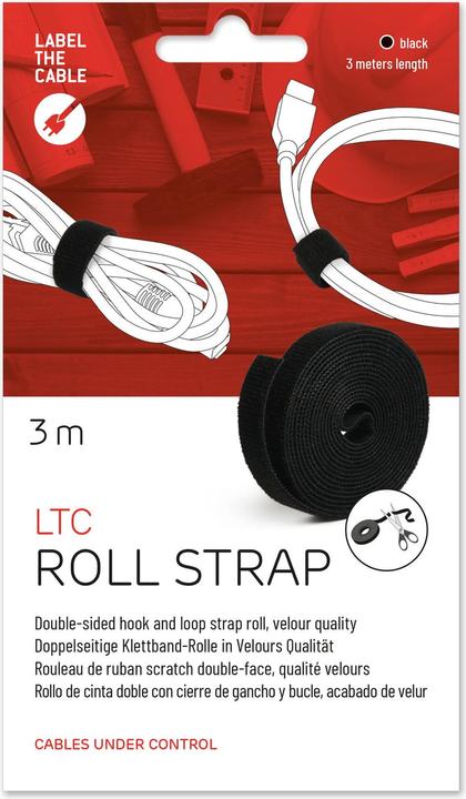 Actual product image Label-the-cable Velcro tape roll (16 mm)