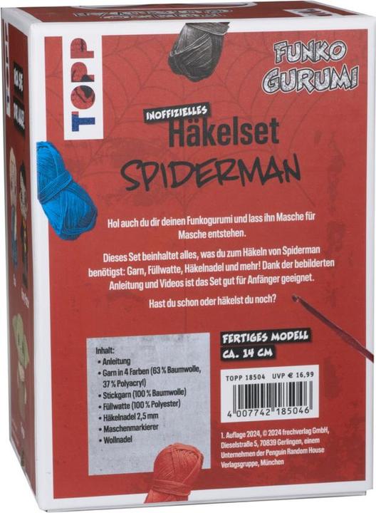 Image du produit Funkogurumi Spiderman (l'homme-araignée). Le kit de crochet non officiel