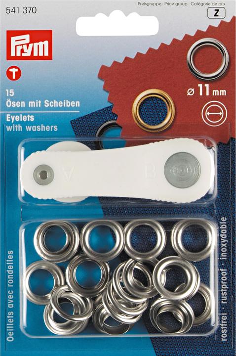 Actual product image Prym eyelet with washer